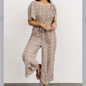 Baltic Born Lindie Smocked Jumpsuit | Multi Floral